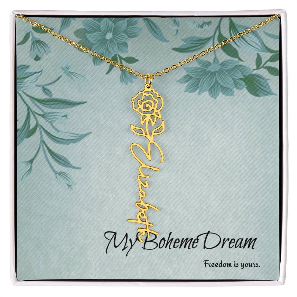 Customise your own unique BohèmeDream necklace