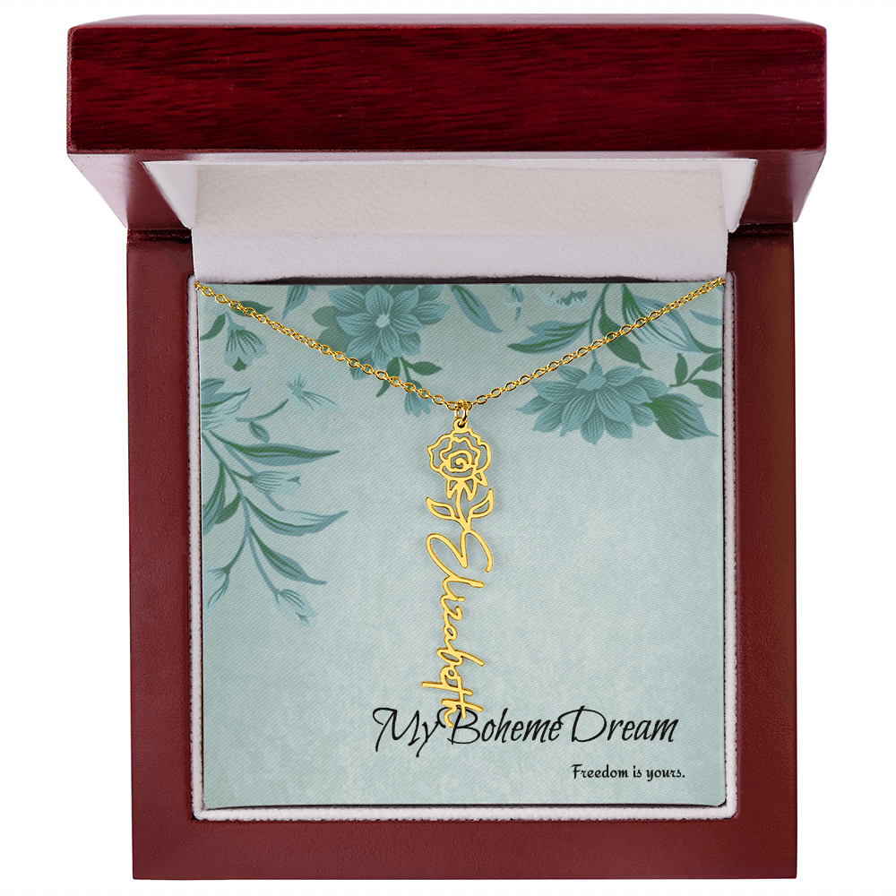 Customise your own unique BohèmeDream necklace