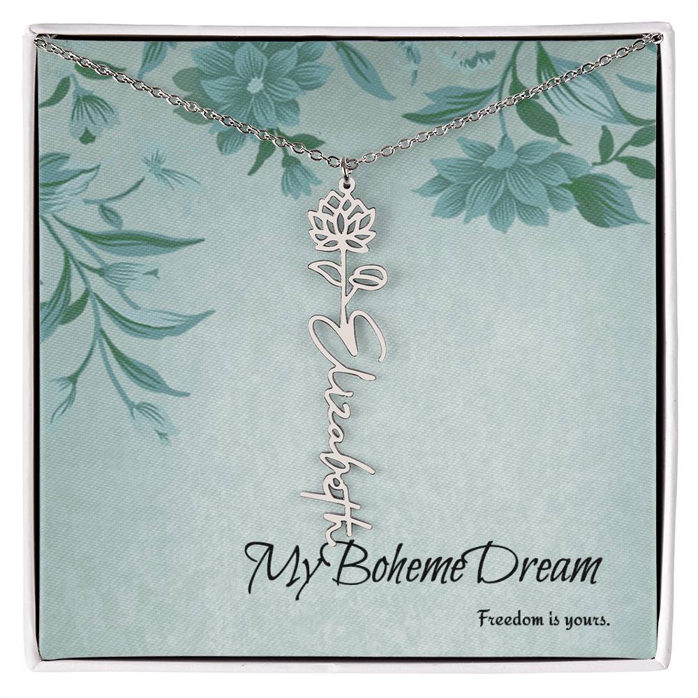 Customise your own unique BohèmeDream necklace