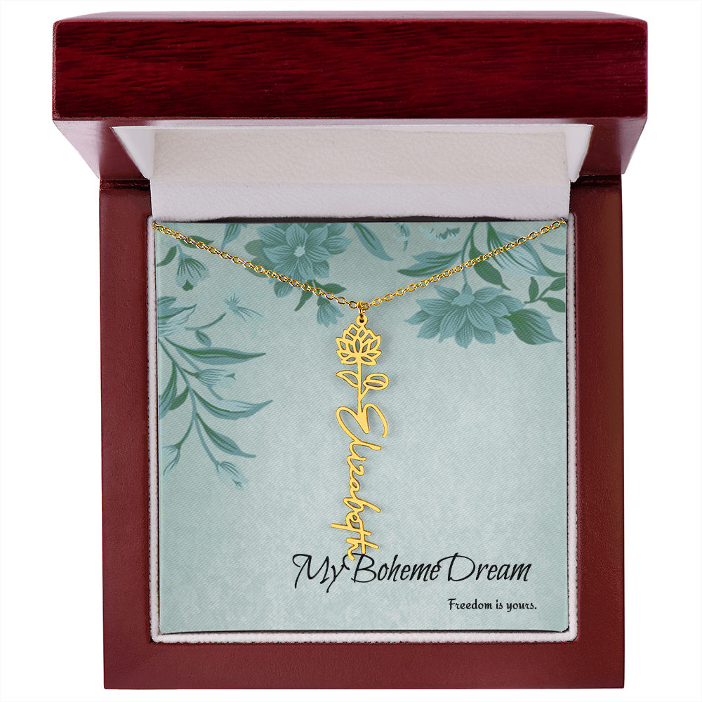 Customise your own unique BohèmeDream necklace