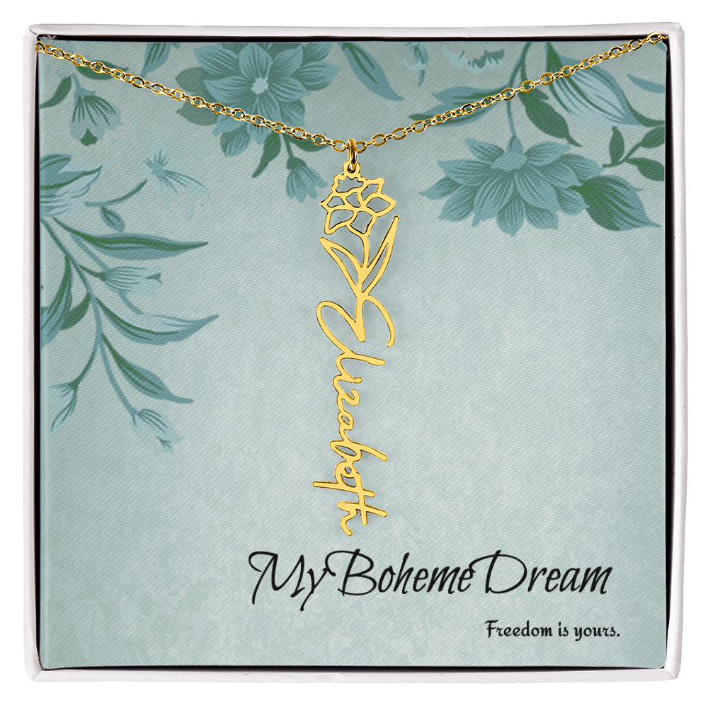 Customise your own unique BohèmeDream necklace