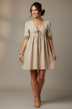 Boho Model with Highlighted Hair
