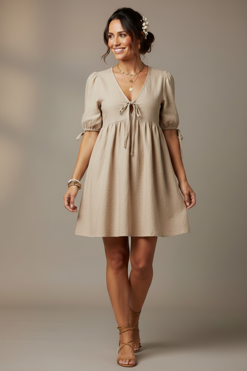 Boho Model with Highlighted Hair