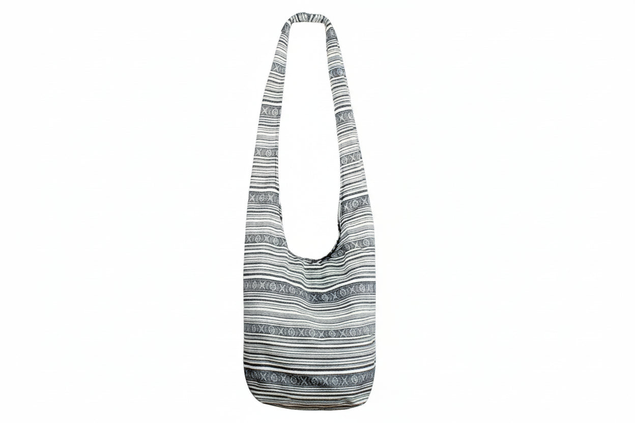 Travel Crossbody Bag, Artistic Fabric Shoulder Bag