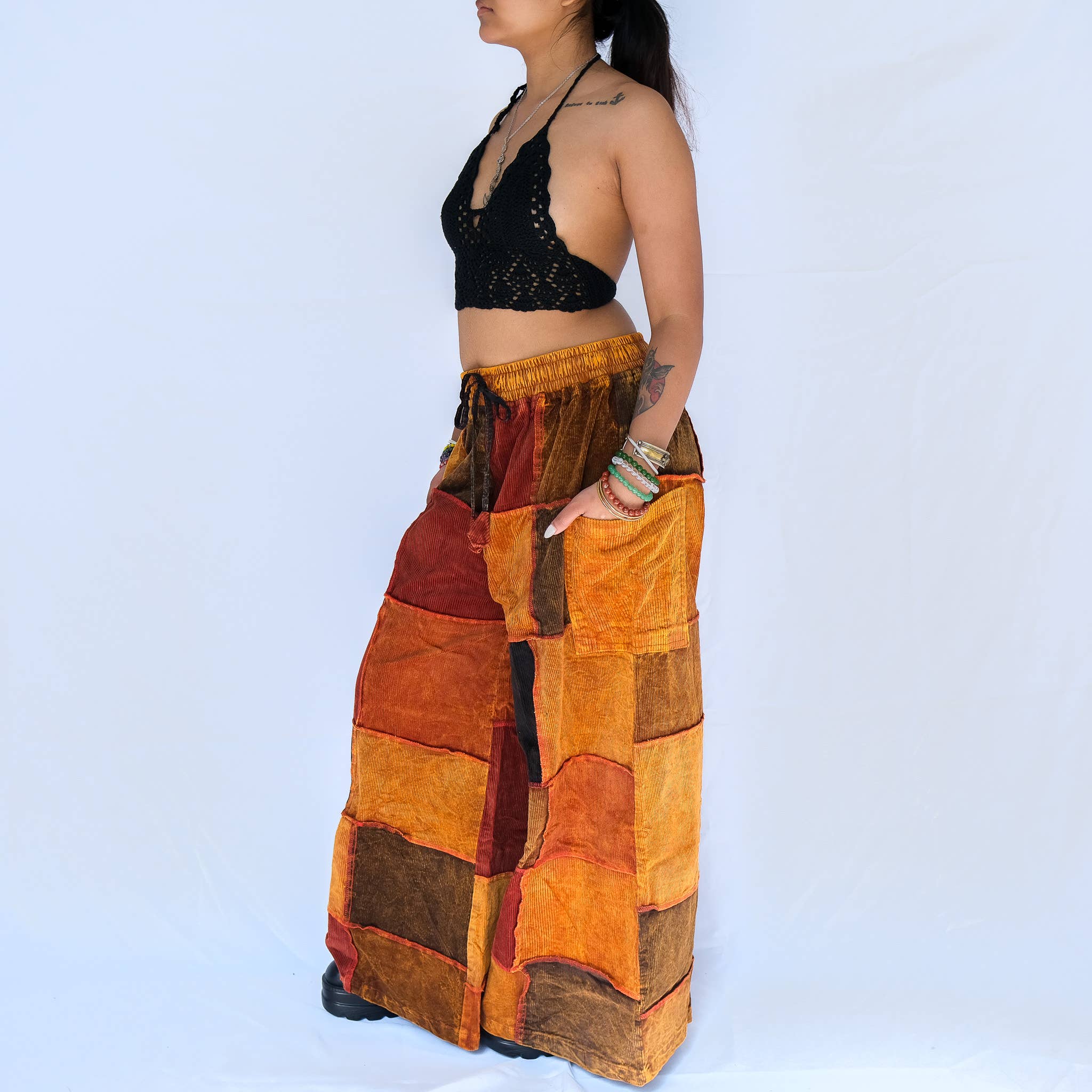 Fire & Earth Corduroy Palazzos