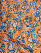 Sunset Azure Silk Tassel Shorts