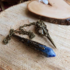 Seer’s Crow Lapis Pendulum