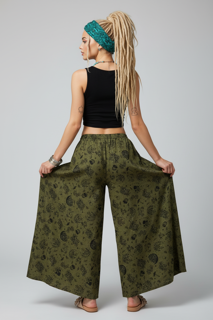 Dreadlock Model - Backwards Pose