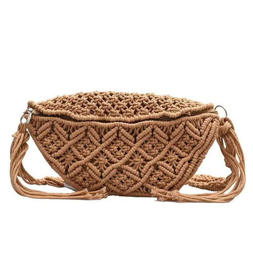 Bohemian Macrame Braid Clutch Bag
