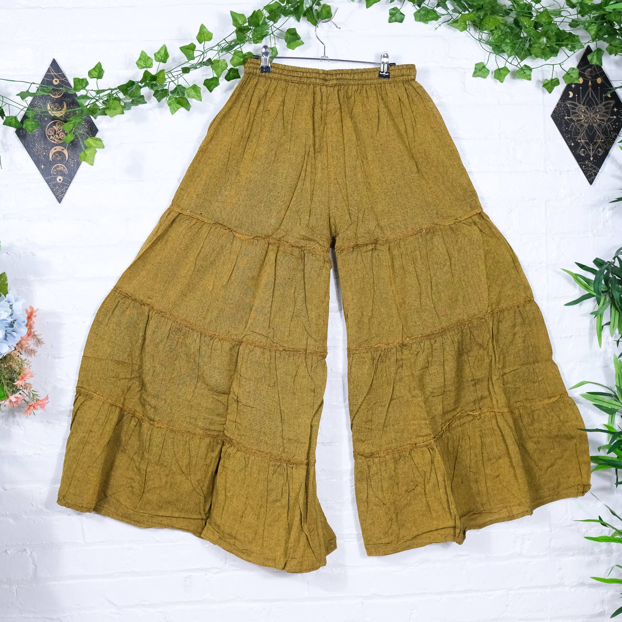 Nirvana Tiered Cotton Palazzos