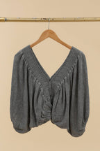 Bubble Boho Top