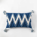 Bohemian Colorful Geometric Embroidered Throw Pillow