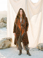 Kia Kimono Cloak - Fringed Festival Coat