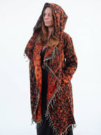 Kia Kimono Cloak - Fringed Festival Coat