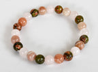 Fertility Bracelet | Moonstone Unakite | Rose Quartz