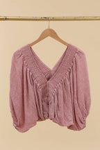 Bubble Boho Top