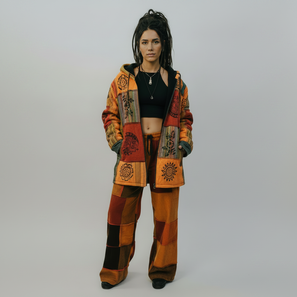Front Pose Open Jacket Hands in Pockets