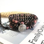 Bohemian Natural Stone Handmade Woven Bracelet