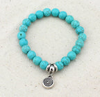 Vintage Bohemian Style Turquoise Beaded Bracelet