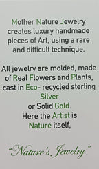 Nature-Inspired Earrings: Real Leaf Design - Gold Plated Brass & Silver-1