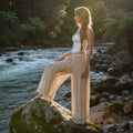 Reverie Lace Wide-Leg Trousers