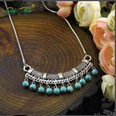 Bohemian Turquoise Necklace Collection