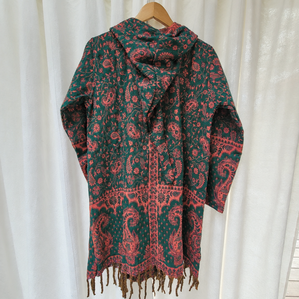 Kia Kimono Cloak back with corrected green base