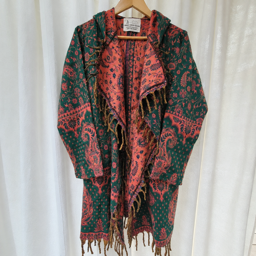 Kia Kimono Cloak front with corrected green base