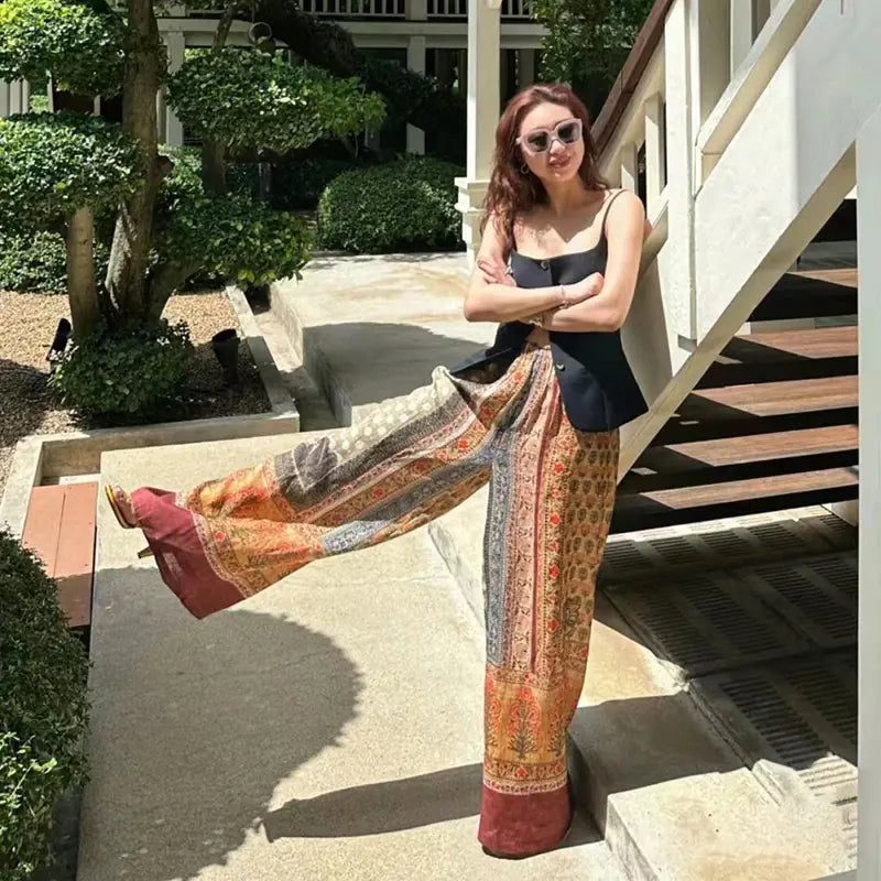 Bohemian Irregular Mesh Skirt for Women