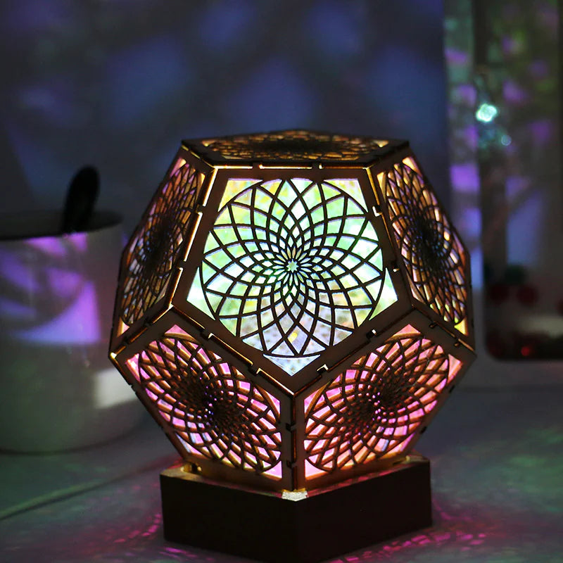 Bohemian Star LED Projection Lantern