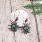 Alloy Sunflower Bohemian Earrings