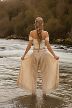 Reverie Lace Wide-Leg Trousers