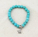 Vintage Bohemian Style Turquoise Beaded Bracelet