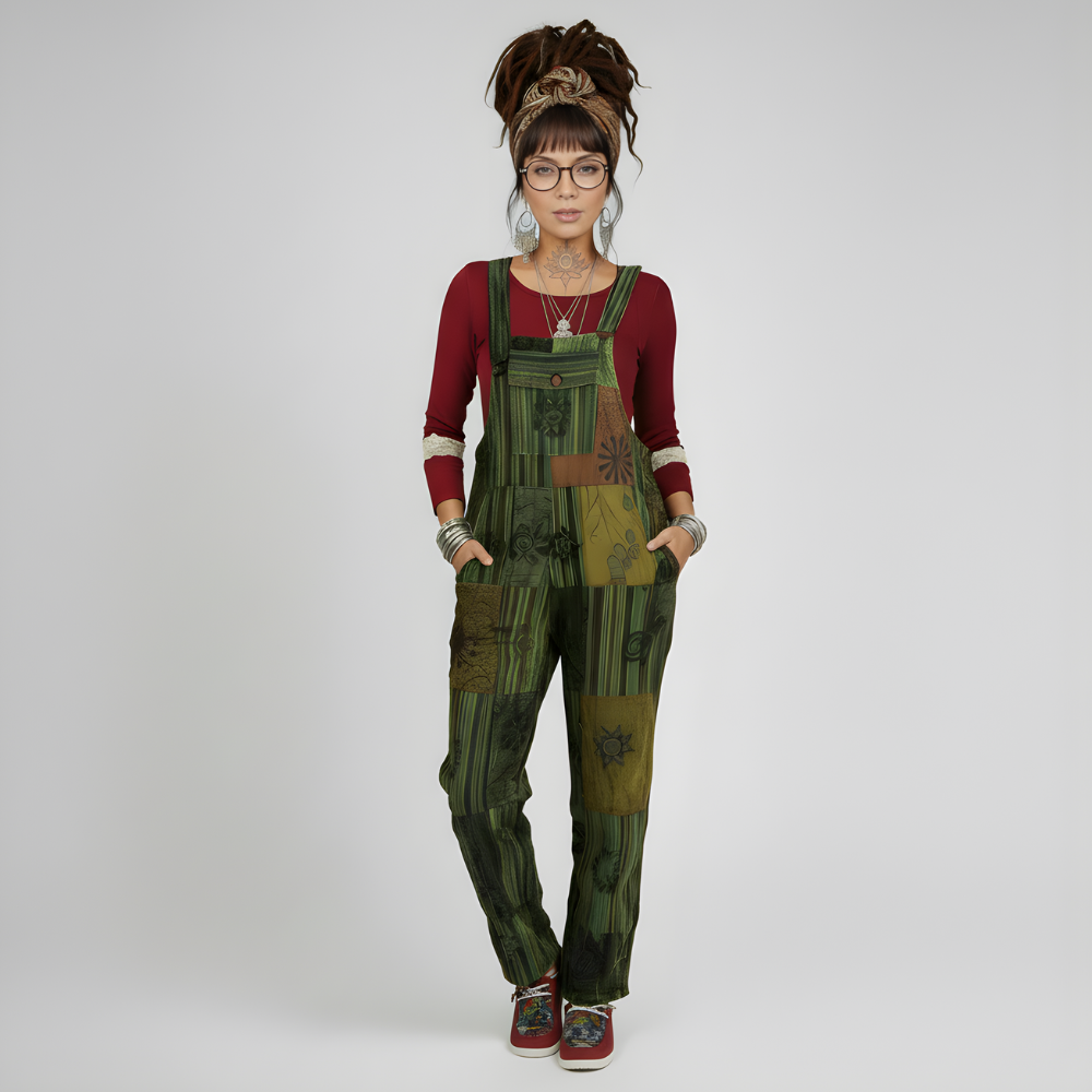 Nomad Patchwork Cotton Jumpsuit
