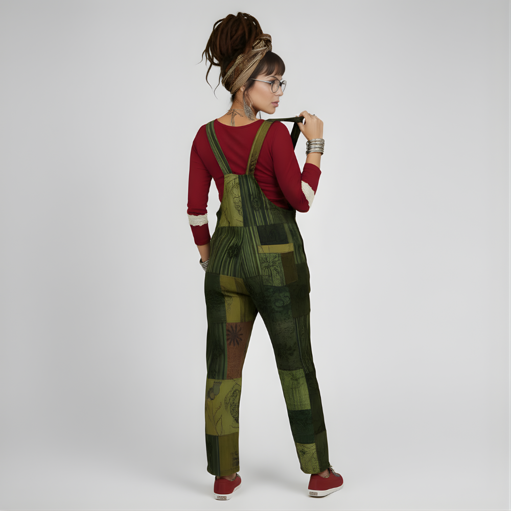 Nomad Patchwork Cotton Jumpsuit