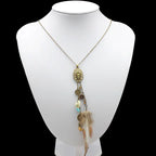 Bohemian Indian Coin Tassel Necklace (Wholesale)