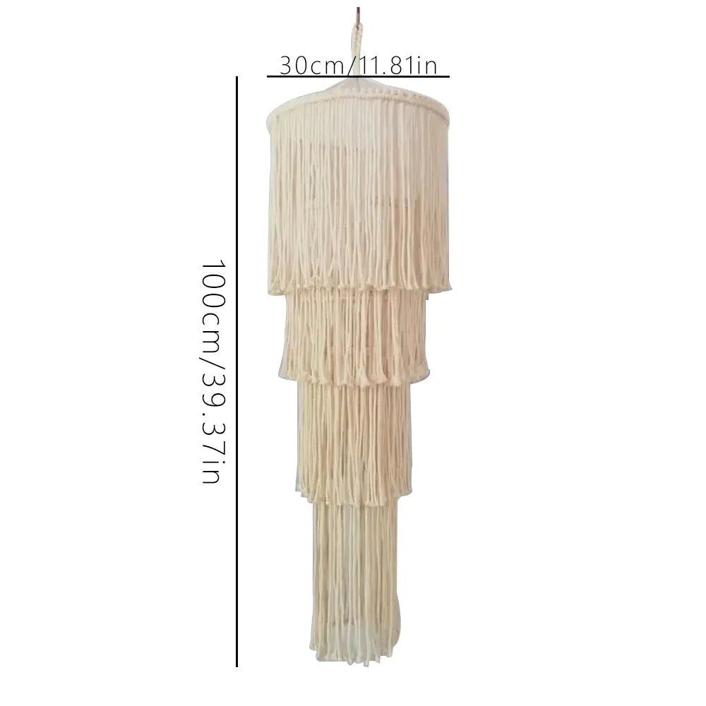 Bohemian Tapestry Lampshade - Handmade Nordic Decor