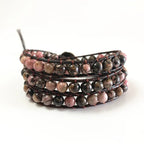 Bohemian Natural Stone Handmade Woven Bracelet