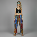 Patchwork Pants - Front Pose