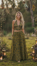 Tiered Mushroom Celestial Skirt