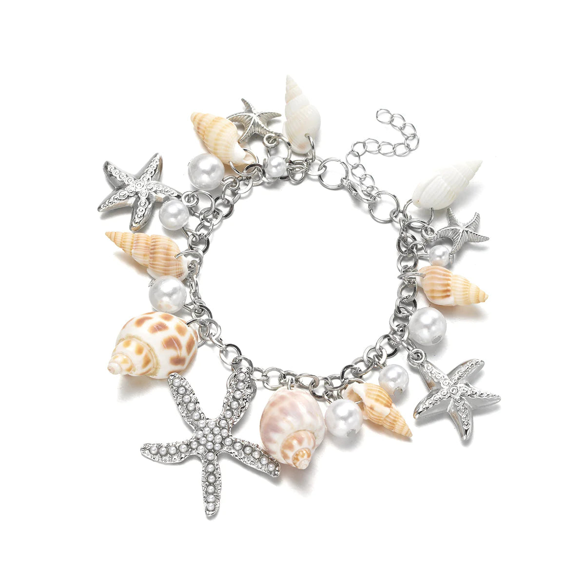 Bohemian Ocean Tide Starfish & Shell Bracelet