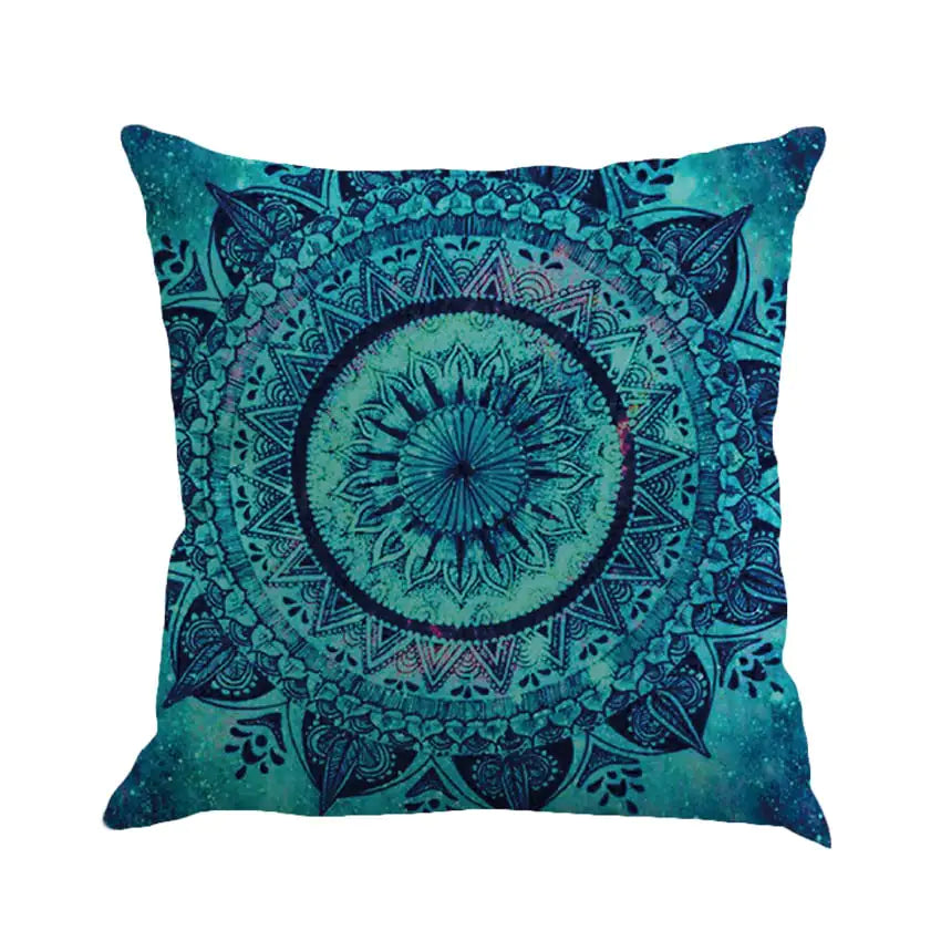 Bohemian Geometric Pattern Linen Cushion Pillowcase