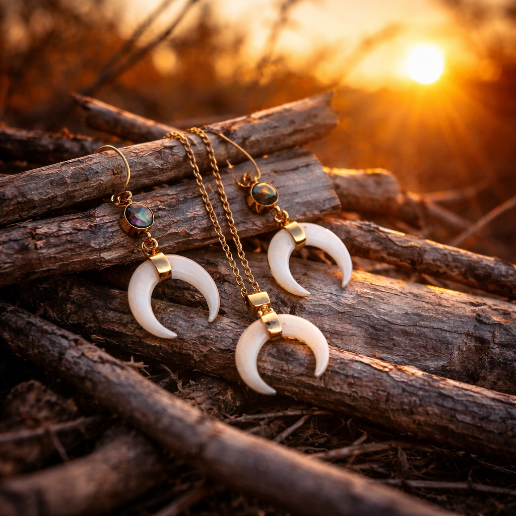 Bright Moon Pearl Set