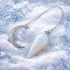 Celestial Opalite Hex Pendulum