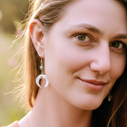 Bright Moon Pearl Earrings