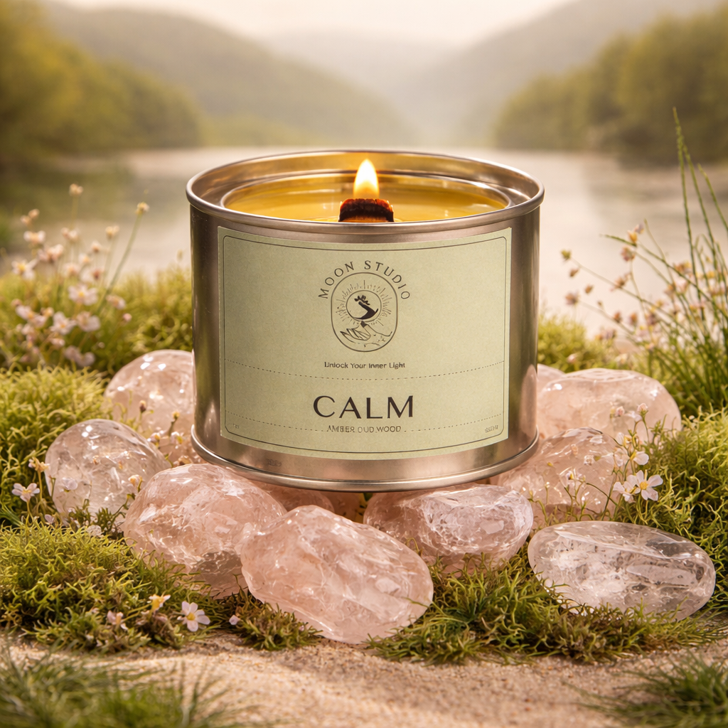 Calm & Grounding Candle | Amber Oud
