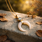 Bright Moon Pearl Necklace