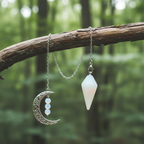 Celestial Opalite Hex Pendulum