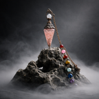 Rose Quartz Chakra Pendulum