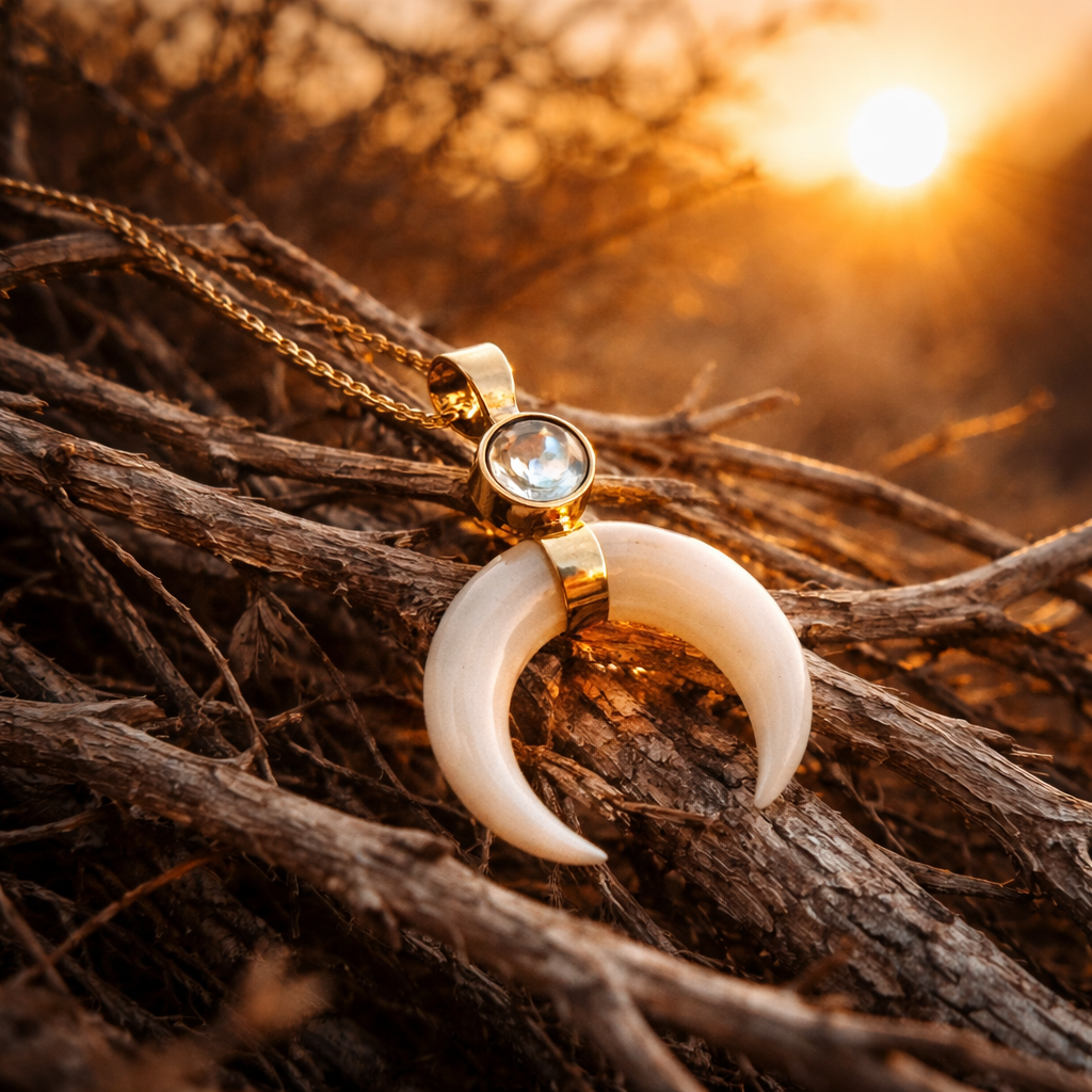 Bright Moon Pearl Necklace